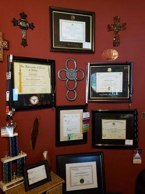 The wall of Achievements