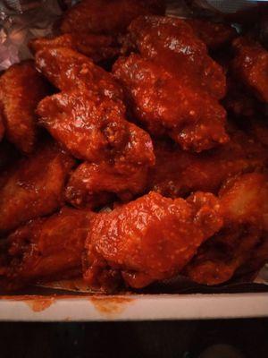 Honey bbq parmesan wings