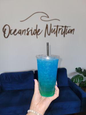 Our Ocean Wave Mega Tea will have you feeling like your on a beautiful tropical island. A must try!