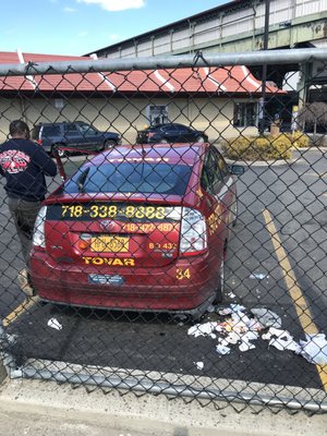 I witnessed the driver of one of these car pulling up a huge bag of trash from his trunk, dump it on a McDonald's parking lot ground and lea