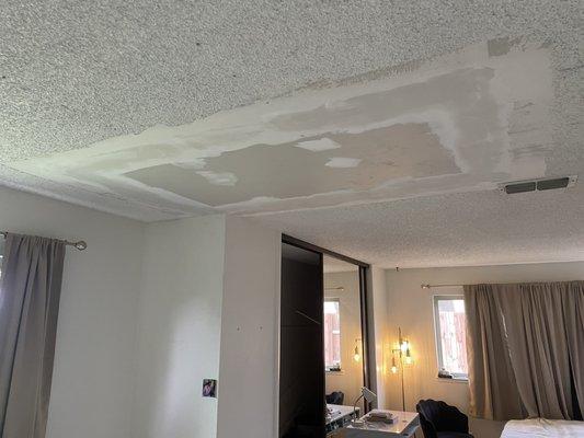 Drywall repair job