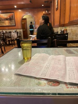 interior of the restaurant