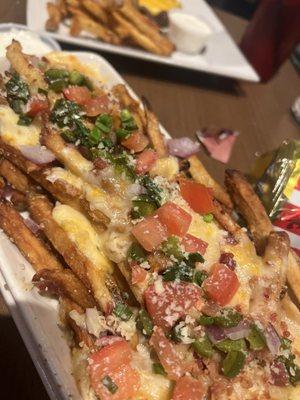 Loaded fries.... There were really good!