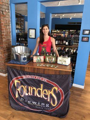 Founders Beer Tasting