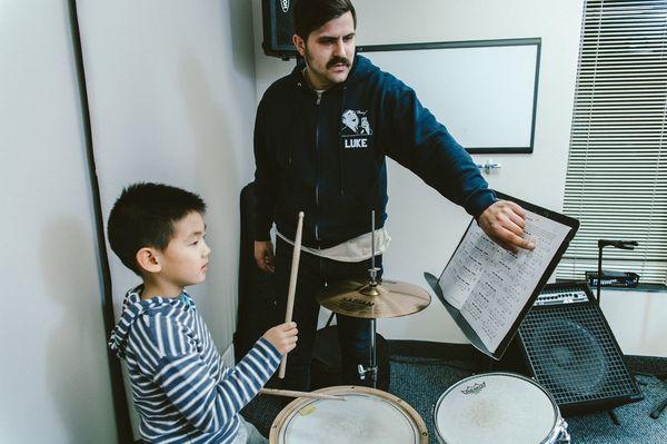 Drum lesson