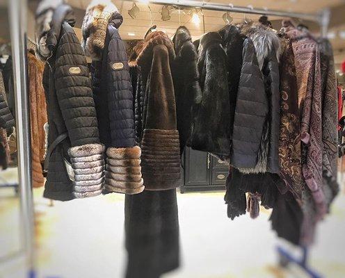 shop in-store in Carmel / Indy , or online at dayfurs.com shown here: Gorski furs and Apres Ski collections