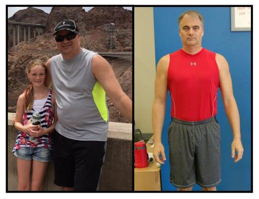 Jeff Before 3 Elements and now 30 pounds later later!