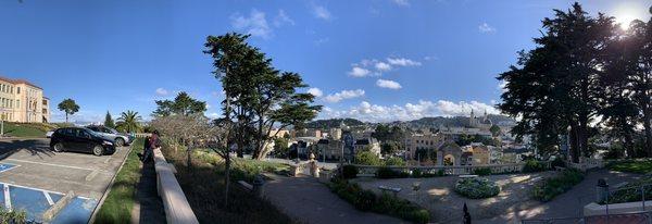 panoramic shot from the top of Lone Mountain