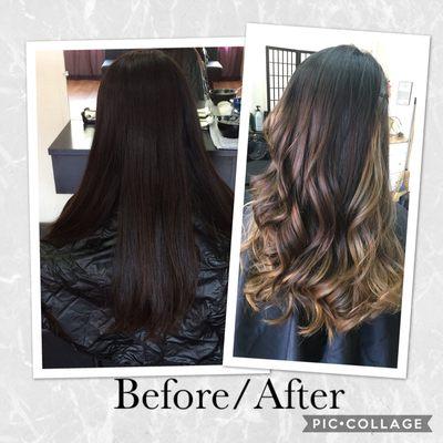 Custom color, highlights and haircut