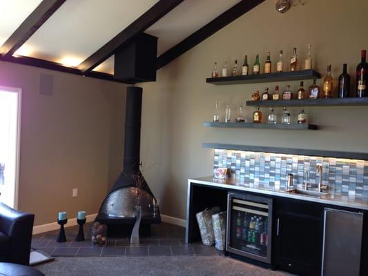 New Wet bar and family room remodel in San Carlos