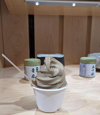 Hojicha ice cream from Izumi