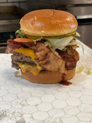 Double With Cheese & Bacon