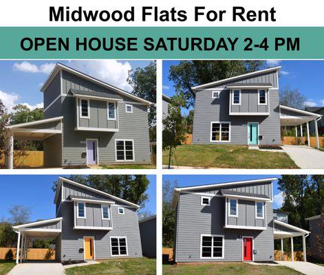 Modern 2 bedroom homes that we manage in Plaza Midwood area of Charlotte.