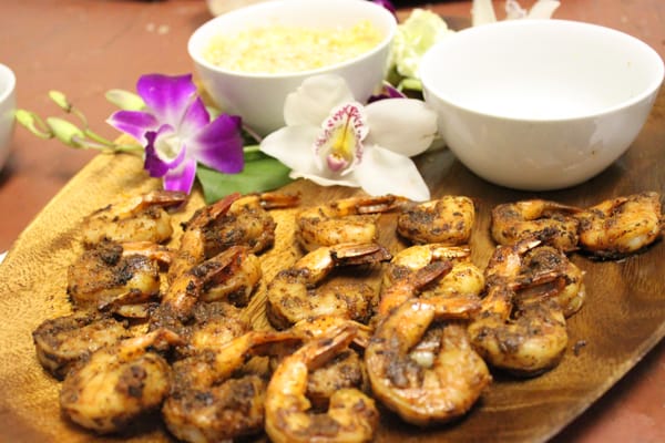 Cajun Shrimp with Mango-Coconut Sauce