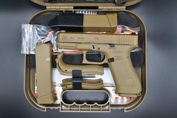 Glock 19X handgun, www.olympiaarms.com