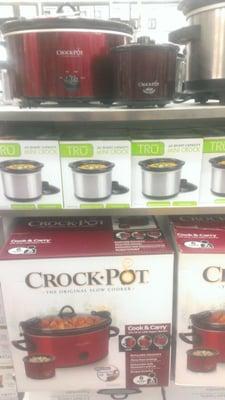 Crock pot display..