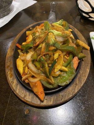 Vegetable fajitas