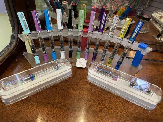 TWSBI pens now in stock here at A Pen Lovers Paradise.  Come shop with us today. We're OPEN.