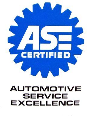 All of our techs are ASE certified to make sure your car is diagnosed correctly the first time, every time!