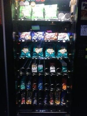 Food is not great but they have a snack vending machine.