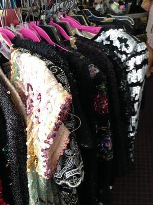 Sea of sequins and vintage!