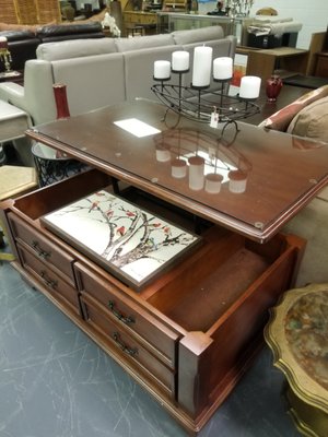 Lift Real Wood Coffee Table