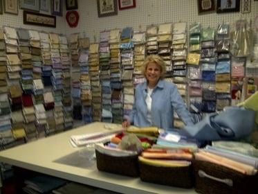 The wall of fabric