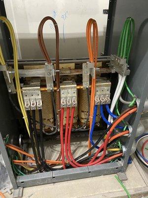 Sloppy termination and was done by a hack ass employee! Had to be completely redone!!