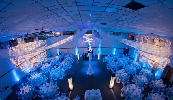 We can transform any venue... take a closer look, this is a GYM!