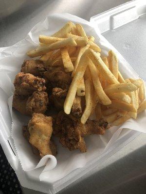 Party wings and Fries