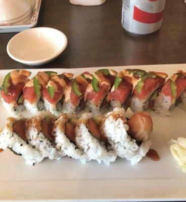 Spicy Tuna Roll & Sweet Potato Roll - DELICIOUS!