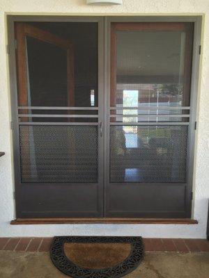 New screen doors for the backdoor