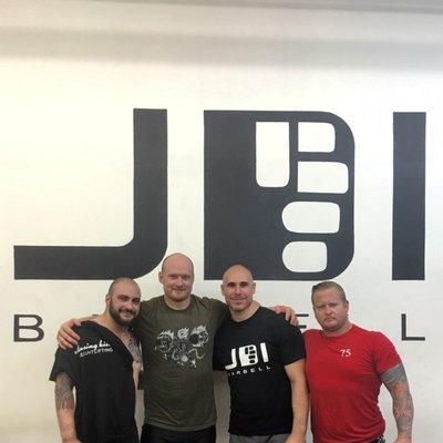 Yasha Kahn, James Wright from CrossFit Prospect Heights and Chasing Kgs, and Jariko with Coach Jesse coming to visit.