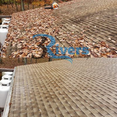 Roof cleaning and debris removal