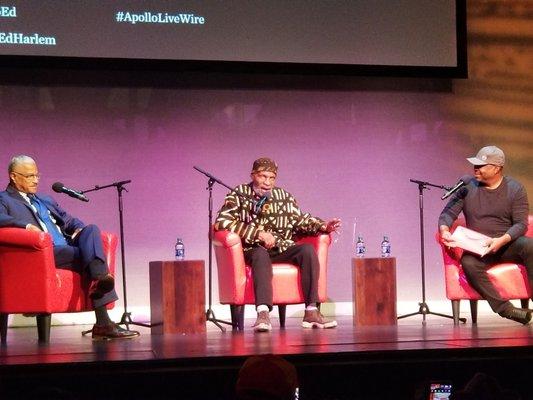 Abiodun, Felipe and Chuck D spreading wisdom and knowledge