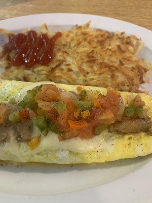 Veggie omelette