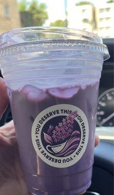 Ube Sweet Cream Iced Coffee