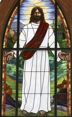 Messiah Lutherian Church, Madison AL, by Ron Hogan Stained Glass