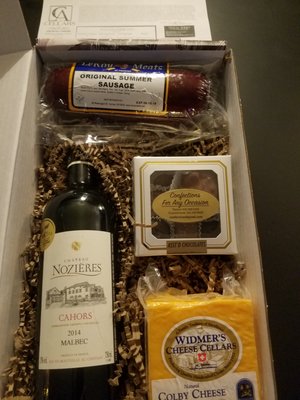 Outside sales of gift boxes and consumable wines