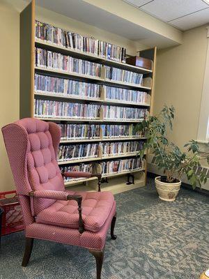 Non-Fiction DVD area.