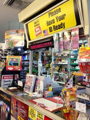 Flagler Beach's center for Lotto, Cigarettes, Cigars, Tobacco Pipes, and additional electronic items.