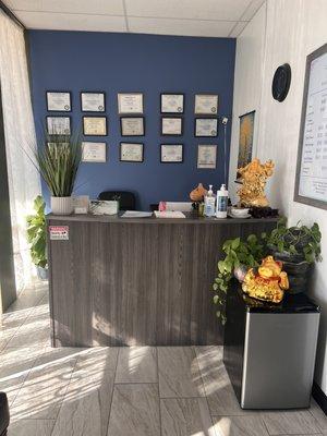 Front desk