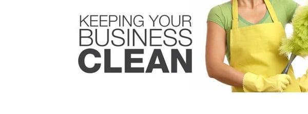 We can keep your business clean!  A clean office makes a great first impression.