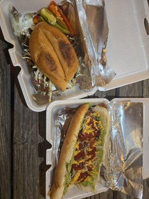 We had the torta and shuco!