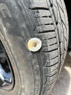 Nail in our tire!