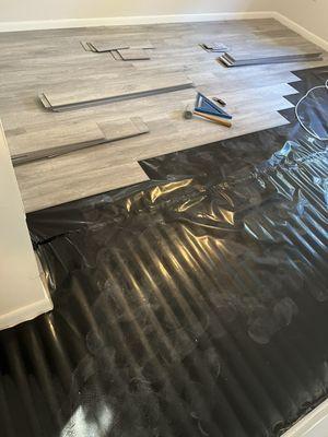 Flooring protect with moisture barriers.