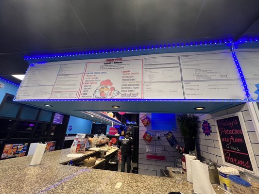 Inside menu