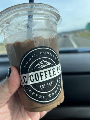 Sugar free iced mocha!