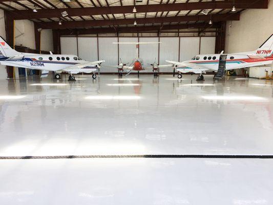 Aircraft Hanger Epoxy Flooring