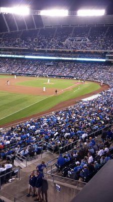 Great seats! Great stadium! And we're here as Twins fans. Everyone was very friendly. Great night!!!